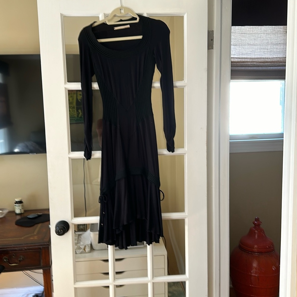 Roberto Cavalli, long sleeve maxi dress fitted